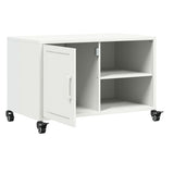 vidaXL TV Stand 68x39x43.5 cm Steel Black