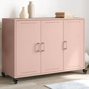 vidaXL Dressoir 100,5x39x72 cm staal zwart
