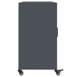vidaXL Dressoir 100,5x39x72 cm staal zwart
