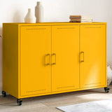 vidaXL Dressoir 100,5x39x72 cm staal zwart
