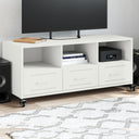vidaXL TV Cabinet 100.5x39x43.5 cm Steel Black