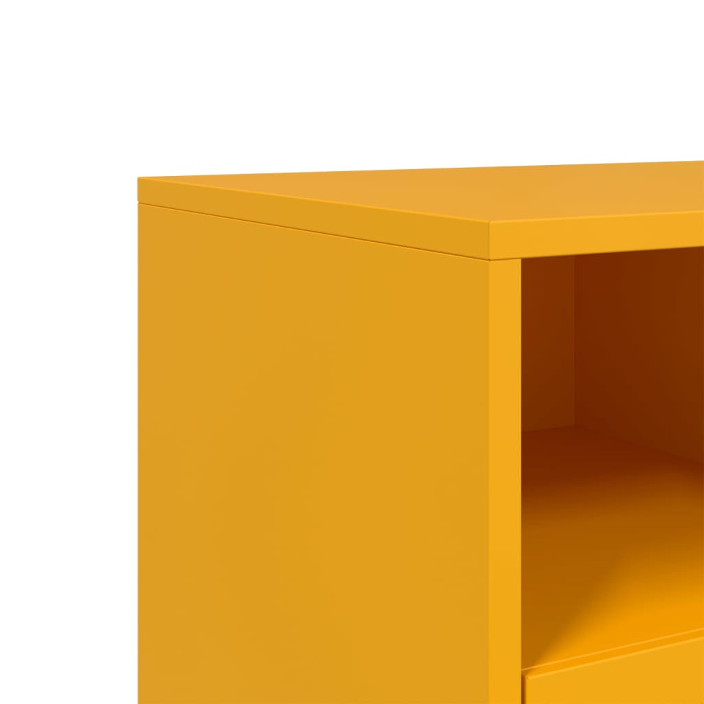 vidaXL TV Cabinet 68x39x43.5 cm Steel Black