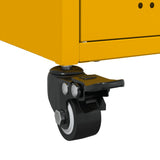 vidaXL TV Cabinet 68x39x43.5 cm Steel Black