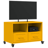 vidaXL TV Cabinet 68x39x43.5 cm Steel Black