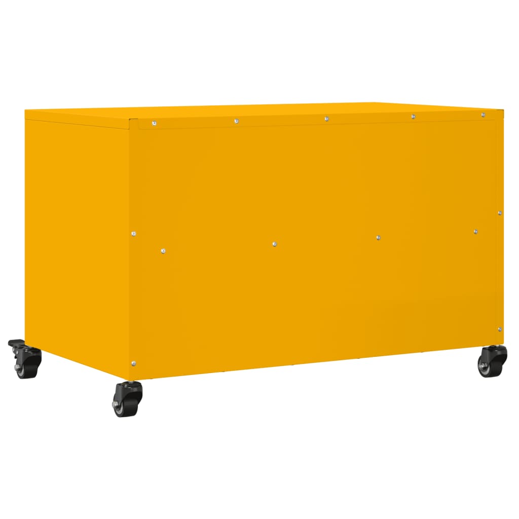 vidaXL TV Cabinet 68x39x43.5 cm Steel Black
