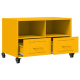 vidaXL TV Cabinet 68x39x43.5 cm Steel Black
