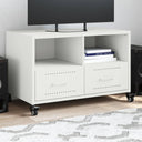 vidaXL TV Cabinet 68x39x43.5 cm Steel Black