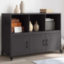vidaXL Sideboard 100.5x39x72 cm steel black