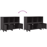 vidaXL Sideboard 100.5x39x72 cm steel black