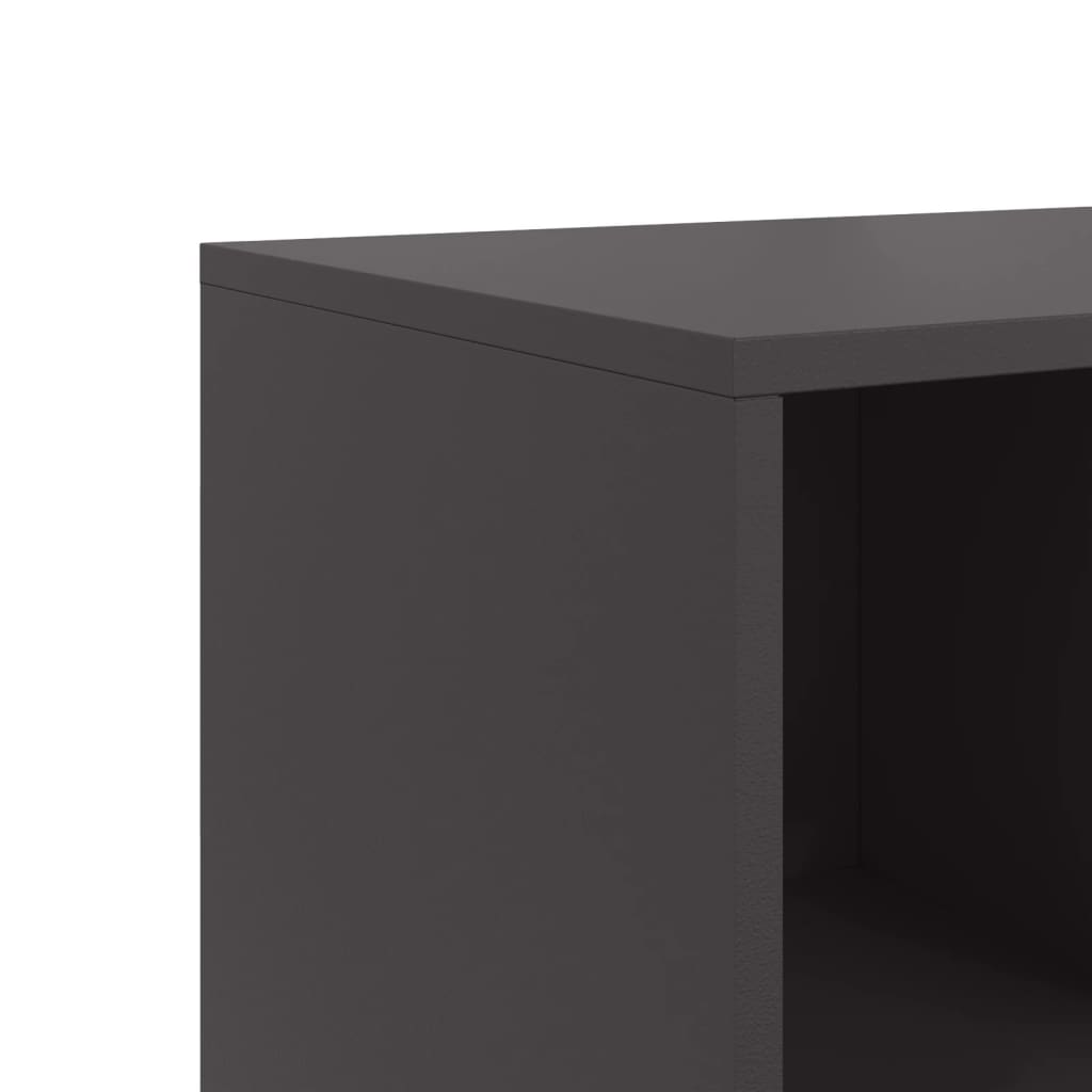 vidaXL Sideboard 100.5x39x72 cm steel black