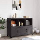 vidaXL Sideboard 100.5x39x72 cm steel black