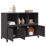 vidaXL Sideboard 100.5x39x72 cm steel black