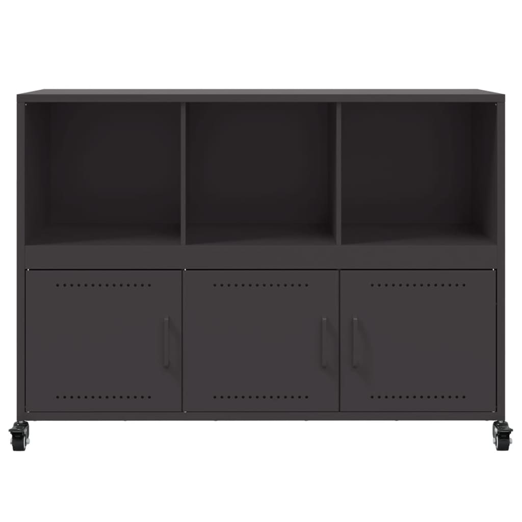 vidaXL Sideboard 100.5x39x72 cm steel black