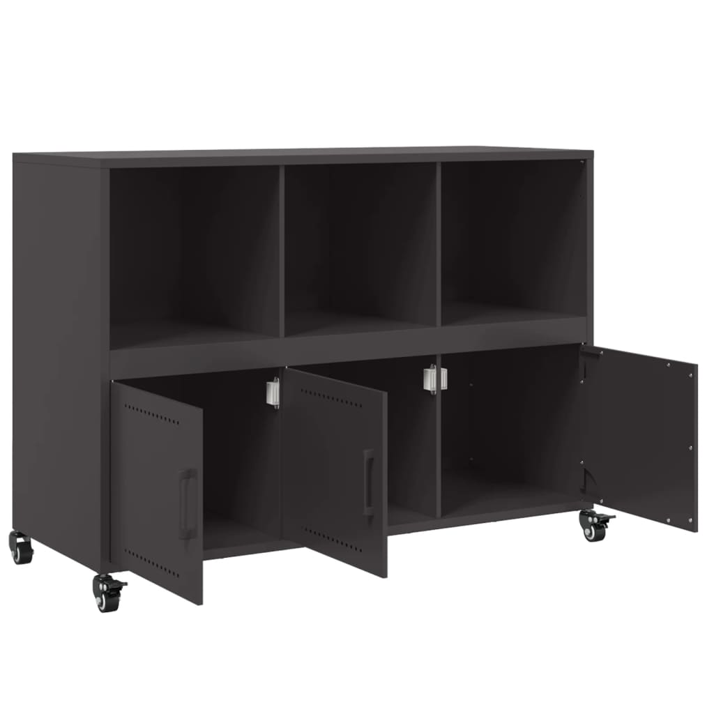 vidaXL Sideboard 100.5x39x72 cm steel black