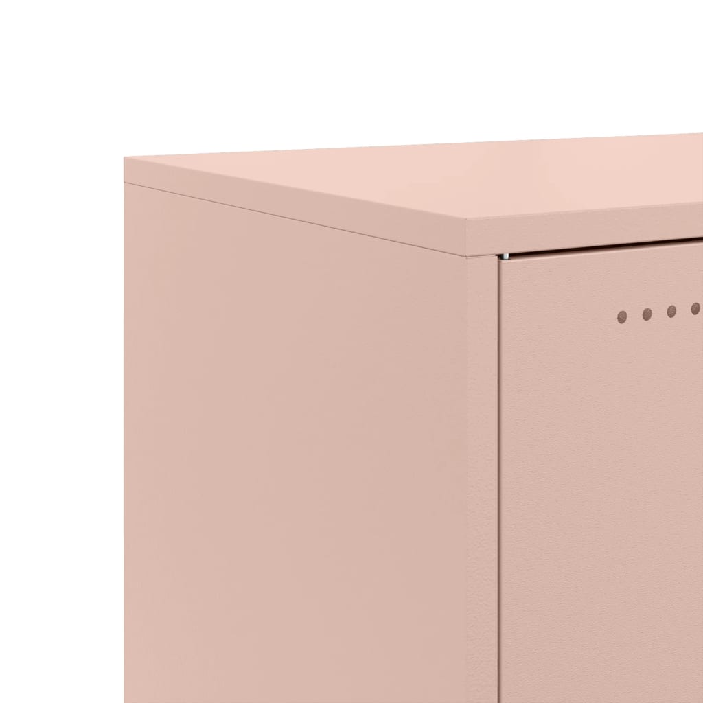 vidaXL Dressoir 100,5x39x72 cm staal zwart