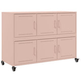 vidaXL Dressoir 100,5x39x72 cm staal zwart