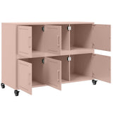 vidaXL Dressoir 100,5x39x72 cm staal zwart