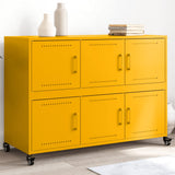vidaXL Dressoir 100,5x39x72 cm staal zwart