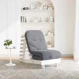 vidaXL Futon Sofa Bed with Mattress 60x206x11 cm Solid Pine Wood