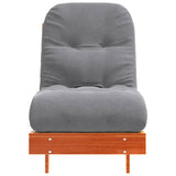 vidaXL Futon Sofa Bed with Mattress 60x206x11 cm Solid Pine Wood