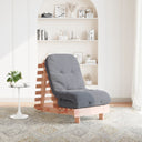 vidaXL Futon Sofa Bed with Mattress 60x206x11 cm Solid Pine Wood