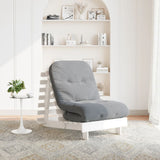 vidaXL Futon Sofa Bed with Mattress 60x206x11 cm Solid Pine Wood