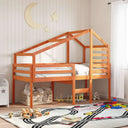 vidaXL Kinderbedhuisje 198x87x113 cm massief grenenhout