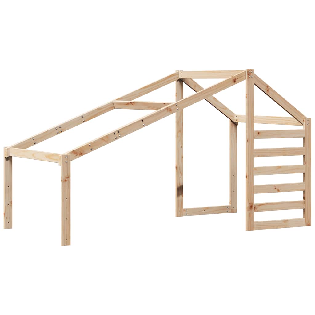 vidaXL Kinderbedhuisje 198x87x113 cm massief grenenhout