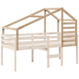 vidaXL Kinderbedhuisje 198x87x113 cm massief grenenhout