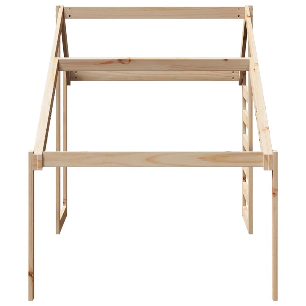 vidaXL Kinderbedhuisje 198x87x113 cm massief grenenhout