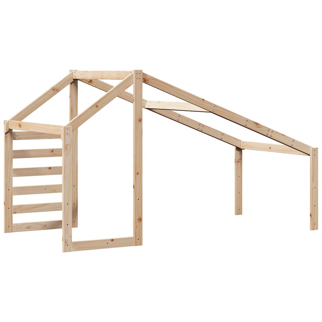 vidaXL Kinderbedhuisje 198x87x113 cm massief grenenhout