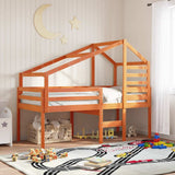 vidaXL Kinderbedhuisje 198x87x113 cm massief grenenhout