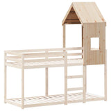 vidaXL Kinderbedhuisje 60x89x134,5 cm massief grenenhout