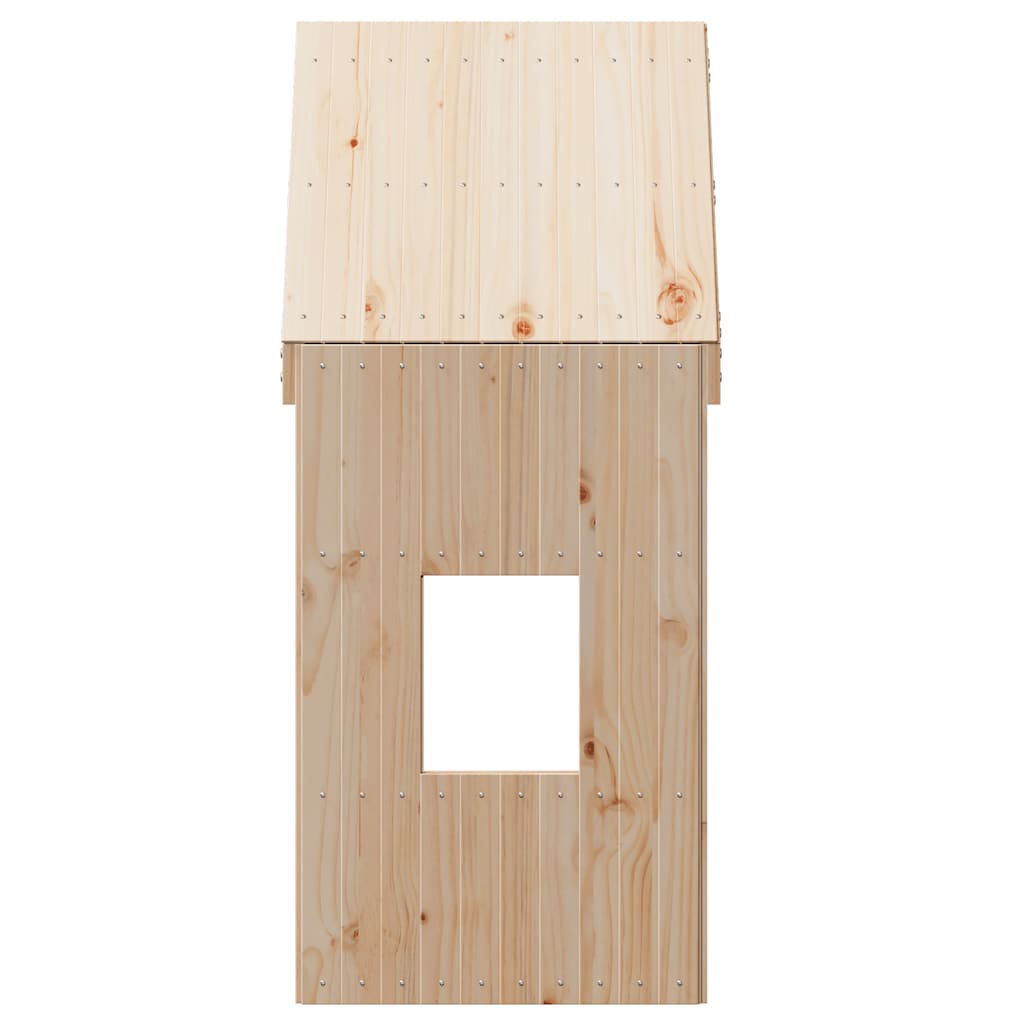 vidaXL Kinderbedhuisje 60x89x134,5 cm massief grenenhout