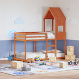 vidaXL Kinderbedhuisje 60x89x134,5 cm massief grenenhout