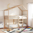 vidaXL Kinderbedhuisje 213x95,5x144,5 cm massief grenenhout