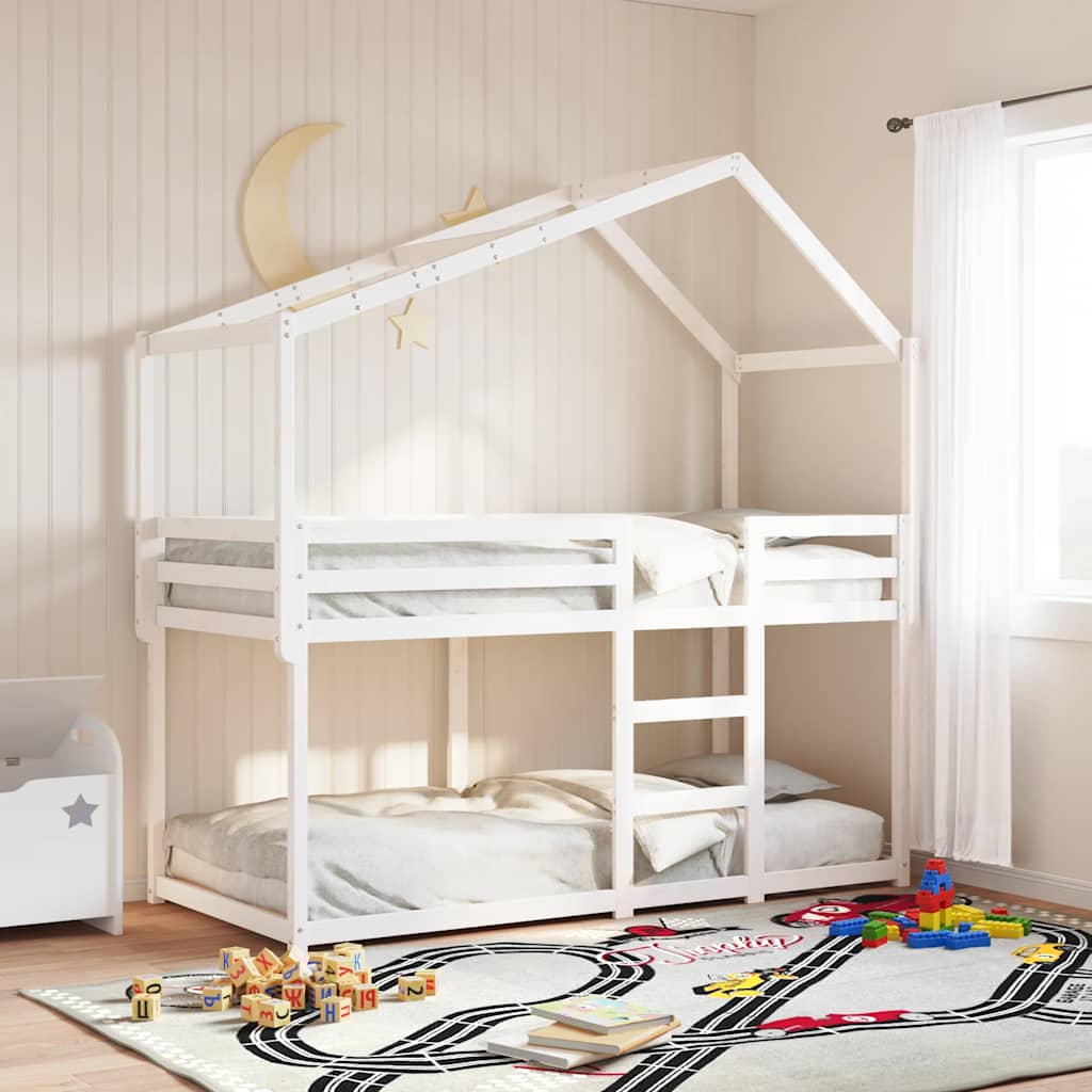 vidaXL Kinderbedhuisje 213x95,5x144,5 cm massief grenenhout