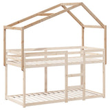 vidaXL Kinderbedhuisje 213x95,5x144,5 cm massief grenenhout