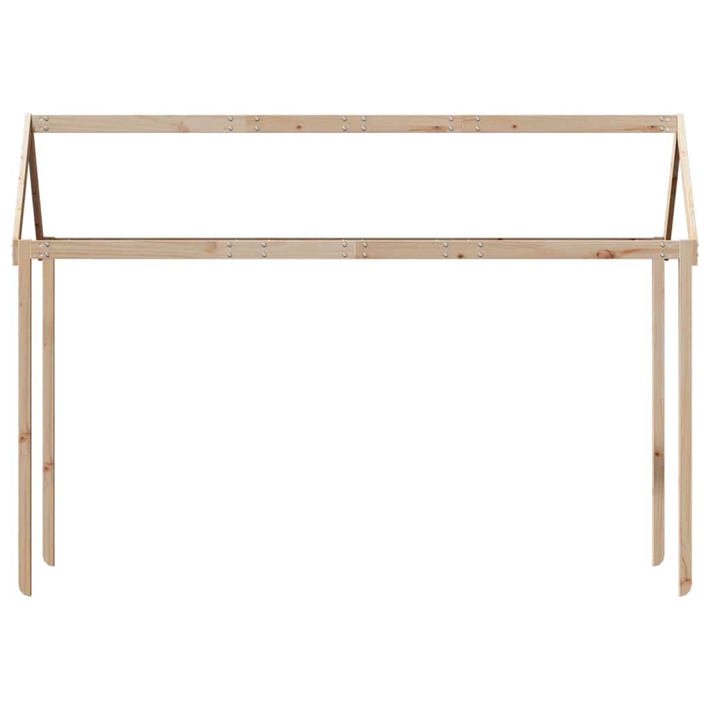 vidaXL Children's House Bed 217x95.5x159 cm Solid Pine Wood