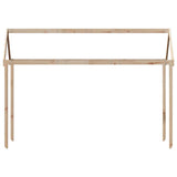 vidaXL Children's House Bed 217x95.5x159 cm Solid Pine Wood