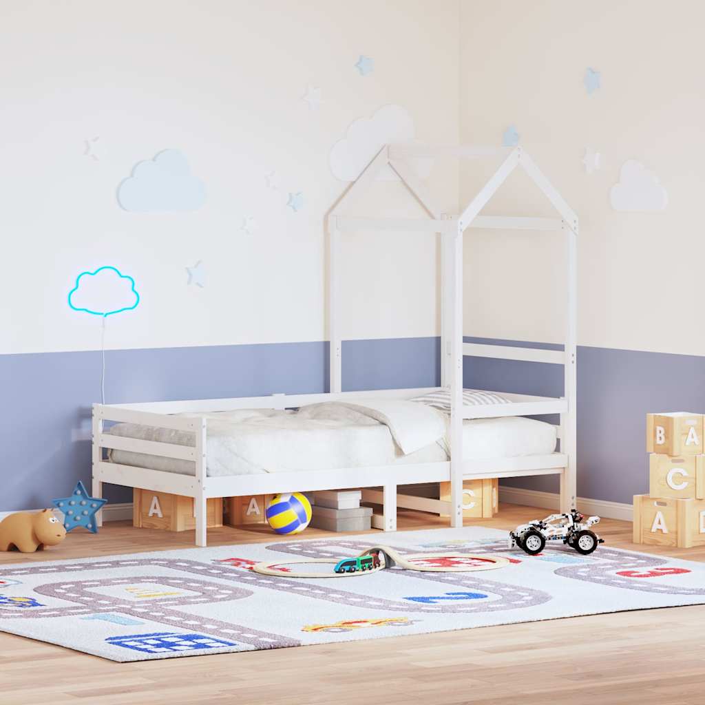 vidaXL Kinderbedhuisje 118x70x176,5 cm massief grenenhout