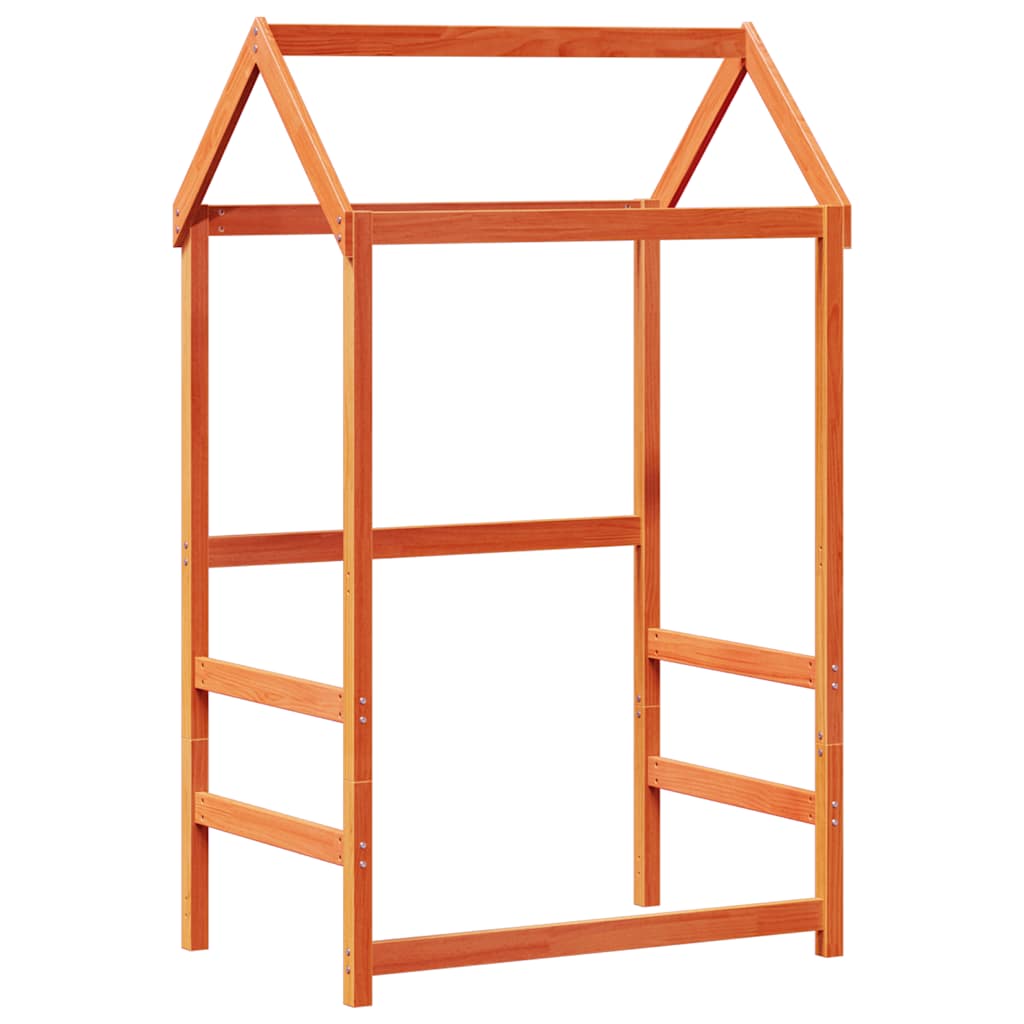 vidaXL Kinderbedhuisje 118x70x176,5 cm massief grenenhout