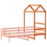 vidaXL Kinderbedhuisje 118x70x176,5 cm massief grenenhout