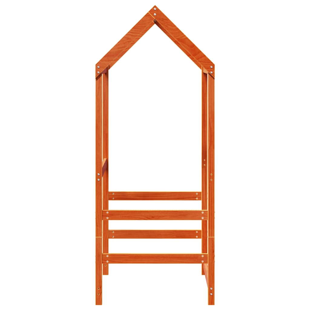vidaXL Kinderbedhuisje 118x70x176,5 cm massief grenenhout