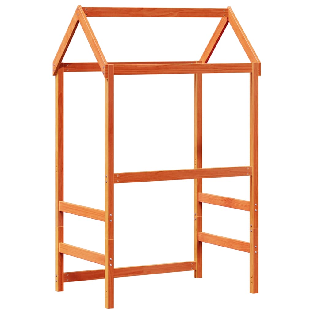 vidaXL Kinderbedhuisje 118x70x176,5 cm massief grenenhout
