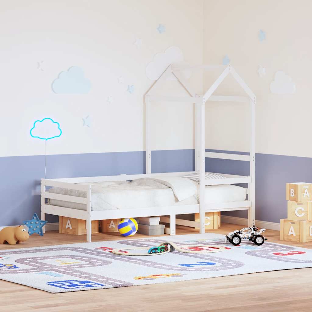 vidaXL Kinderbedhuisje 118x70x176,5 cm massief grenenhout