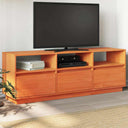 vidaXL Tv-meubel 140x37x50 cm massief grenenhout