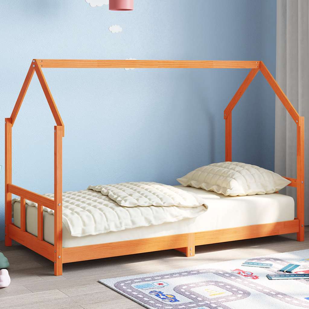 vidaXL Kinderbedframe 80x200 cm massief grenenhout