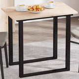 vidaXL Tafelblad vierkant 40x40x1,7 cm massief grenenhout
