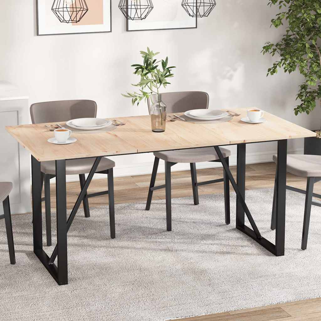 vidaXL Tafelblad vierkant 40x40x1,7 cm massief grenenhout